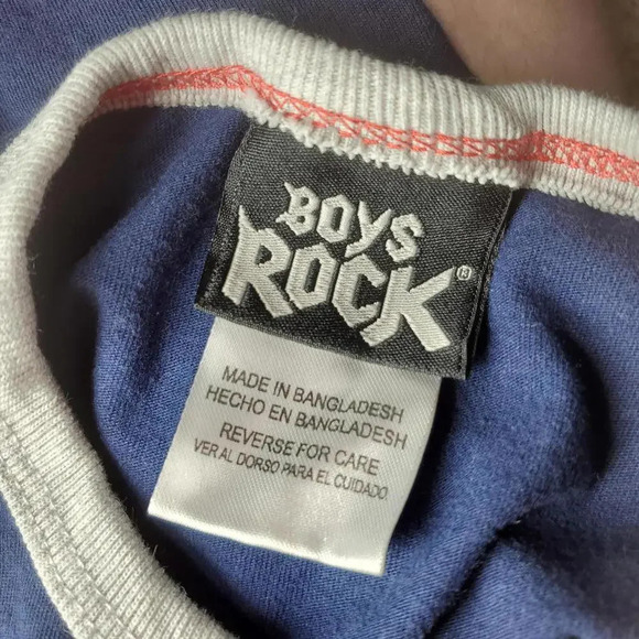 Boys Rock Size 12m Matching Baby Boy Outfit Red Blue Cotton 2 Piece EUC - Picture 4 of 12